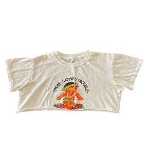 Hawaii Novelty Micro Crop Top